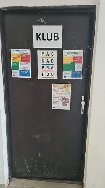 Vchod do terapeutovny Terapie nad Prahou